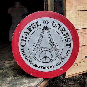 Chapel of Unrest logo/signage