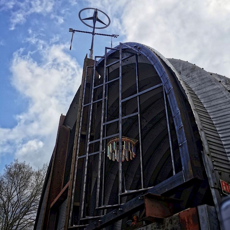 Exterior shot of chapel